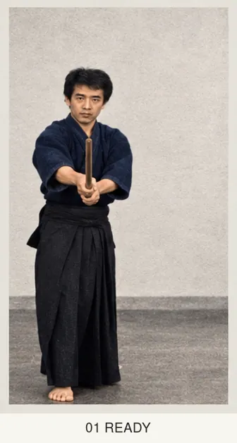 01 起势 正面防守位